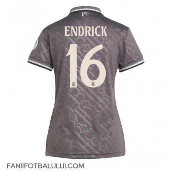 Real Madrid Endrick #16 Tricou Fotbal Replică 2024-25 Femei Treilea